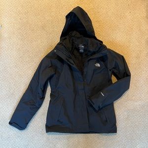 NorthFace black ski jacket
